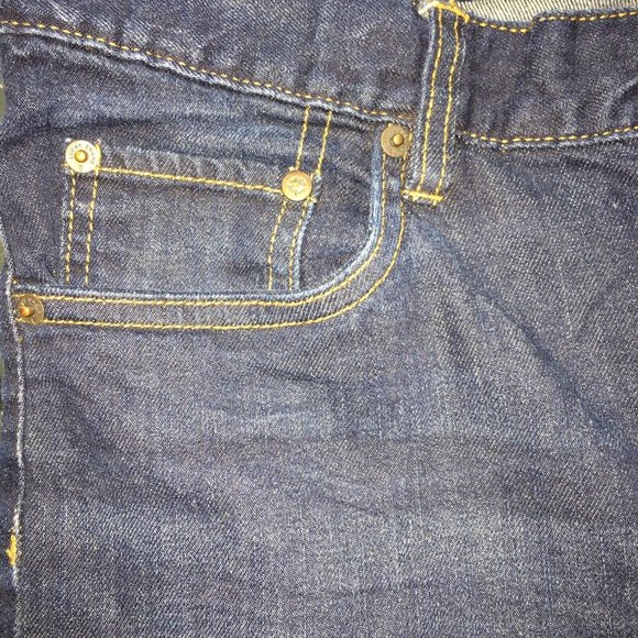 Lucky Brand Jeans Boys 18 Classic Straight Dark Wash Blue Denim High Rise - Picture 10 of 15
